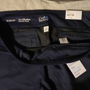 Croft & Barrow straight Mid-Rise Slacks
